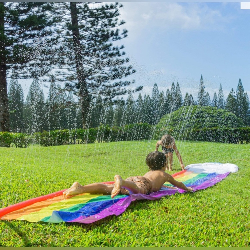 NEW - 14 Foot Rainbow Slip & Slide